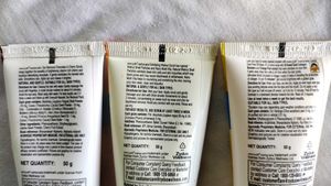 Everyuth Naturals 2 scrub and 1 peel off mask