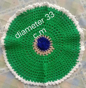 Handmade Crochet Round Mat