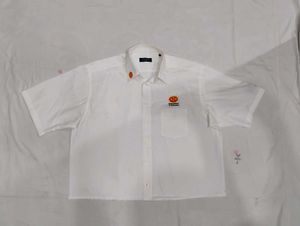 Classic White Short Sleeve BOXXY FIT Shirt