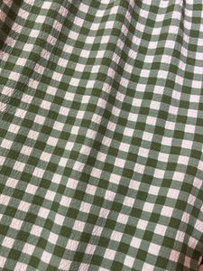 Green Gingham Palazzos