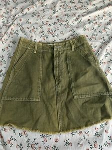 Olive Green Cargo Shorts