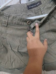 Denim shorts