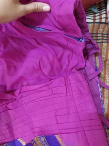 Readymade stitched Nauwari Saree with 1 Blouse