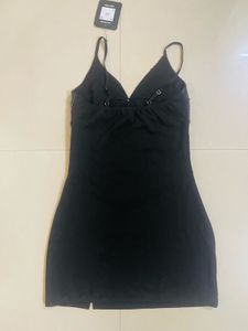 Sparkly Black Mini Dress