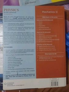 Cengage phy JEE adv Mech I &amp; II and Electrostatics