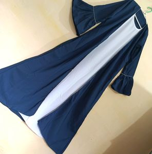 Dubai Style Jacket Abaya With Hijab