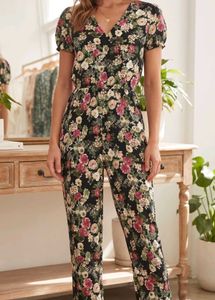 Floral Print Jumpsuit