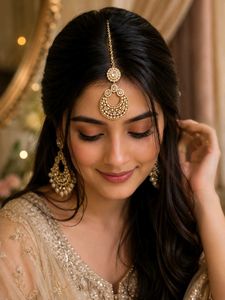Elegant Gold Maang Tikka