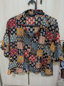 XXL Bohemian crop top