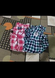 woMen's Plaid Shirts - Pack of 2
