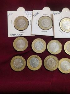 10Rs Comemrative coin 14 pcs