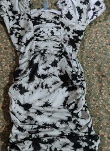 Trendy Tie-Dye Bodycon Dress