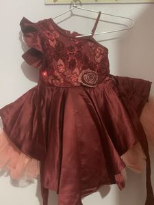 party wear baby frock
