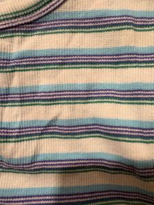 blue stripped henley top :)