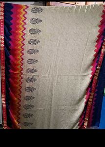 Vibrant Paisley Print Saree