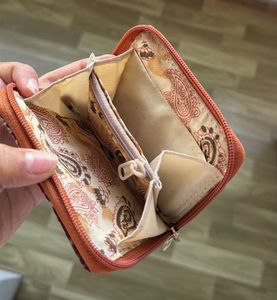 Boho Print Zip Around Wallet