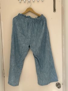 Blue Wide Leg Pants