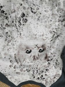 Cute Owl Print Top