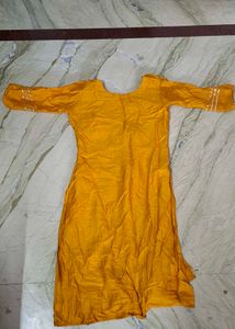 Mustard kurta set