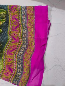 Floral Print Saree