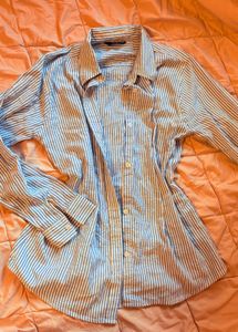 Blue Striped Women’s Casual Shirt