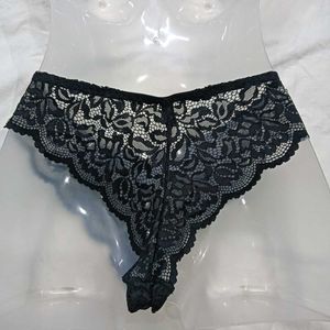 Black Lace 🅾️Thong Panty