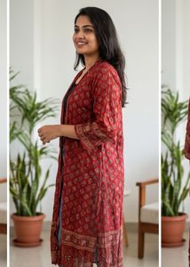 Women's Ethnic Long Kimono Shrug