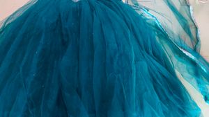 Stunning Teal gown