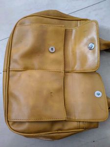 Stylish Yellow Handbag