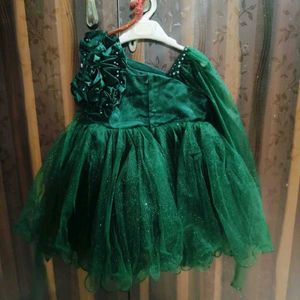 Sparkling Emerald Green Party Dress