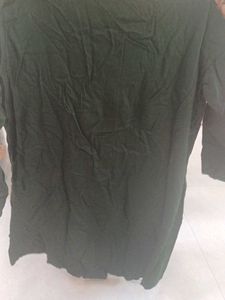 Embellished Dark Green Ethnic Blouse