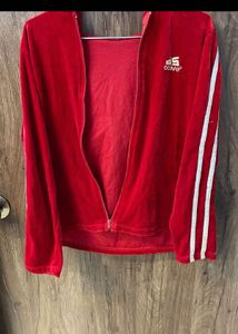 Red Active Full-Zip Jacket