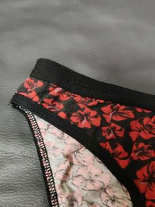Floral Print Bikini Briefs