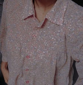 Floral Print Tunic Top