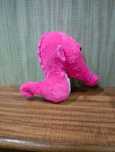 Adorable Pink Seahorse Plush Toy