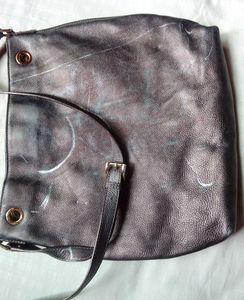 Michael Kors Dark Brown Leather Hobo Bag