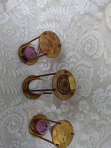 Set of 3 Vintage Hourglasses