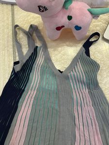 Striped V-Neck Tank Top