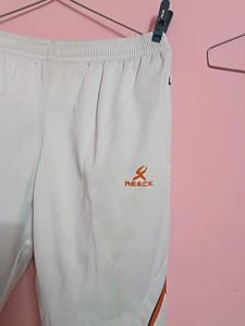 Men's White Track trousers
