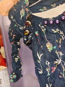 Beautiful Knees Frock With Off Shoulder