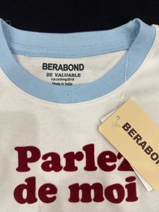 BERABOND White "Parlez de moi" T-Shirt