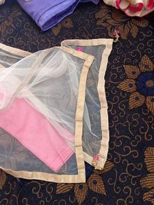 Kurta Legging N Chunni Set For Girls