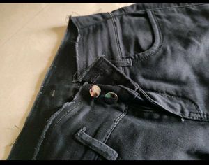 Classic Black Straight Leg Jeans