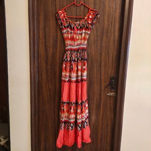 fully stretchable hobo gown