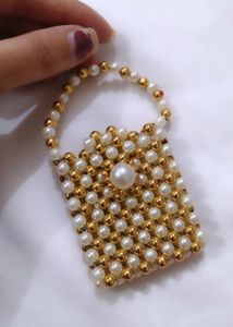 BEADED EARRINGS WITH POTLI BAG FREE