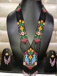 🌸✨ Morni Floral Beaded Necklace Set ✨🌸