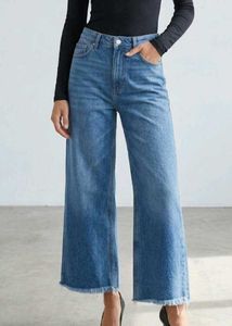 Light Wash Blue Stretchable Ankle Length denim