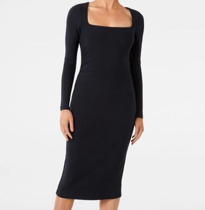 Classic Black Long Sleeve Dress