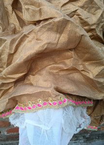 Golden Heavy Gher Skirt