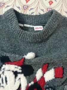 Mickey Mouse Skiing Sweater